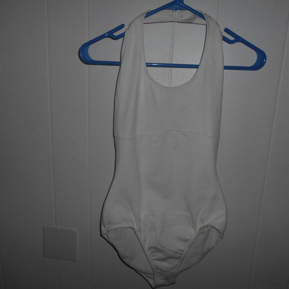 White Bloch Leotard-  Large Adult-NWTag - Picture 1 of 2